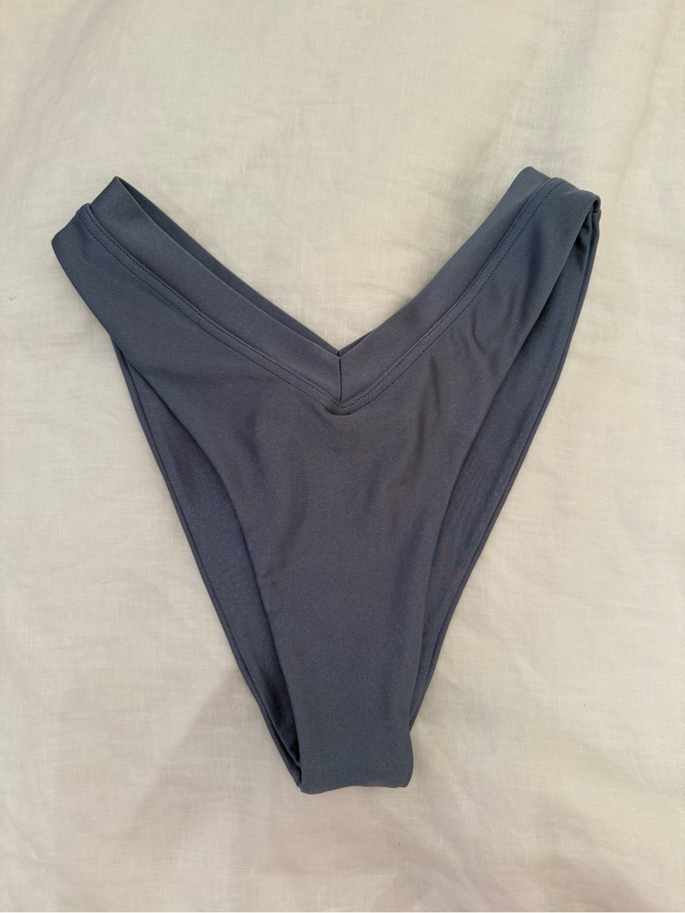 Janthee High-Cut Swim Bottoms in Blue